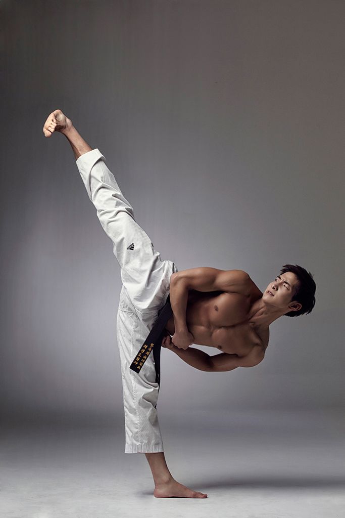 Taekwondo training